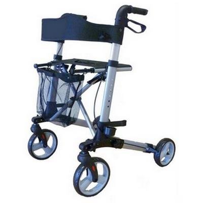 Aluminum walker + 4 wheels + Brake + Foldable Hire in Marbella - Costa del sol .